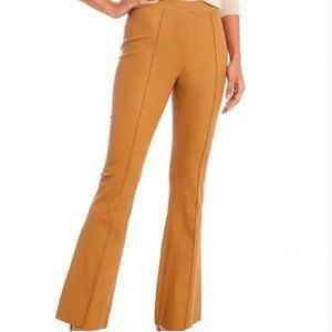 Antonio Melani Slip On Jessica Flare Leather Pants Size 2